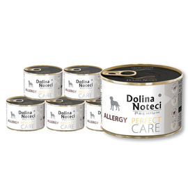 Karma mokra dla psa alergika Dolina Noteci Premium Perfect Care Allergy zestaw 12 x 185 g
