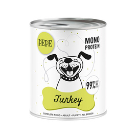Paka Zwierzaka Karma mokra dla psa PEPE indyk 800 g