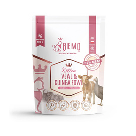 Bemo Kitten Veal & Guinea Fowl – karma sucha dla kociąt z cielęciną i perliczką 500g