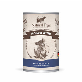 Natural Trail North Wind Mokra karma dla psa Mix mięsny z reniferem i wołowiną 400 g
