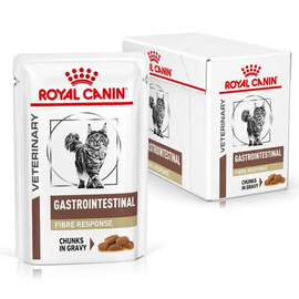 Royal Canin Gastrointestinal Fibre Response Karma mokra dla kota wspomagająca trawienie pakiet 12 x 85 g