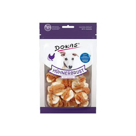 DOKAS Przysmak dla psa filet z kury i banan 70 g