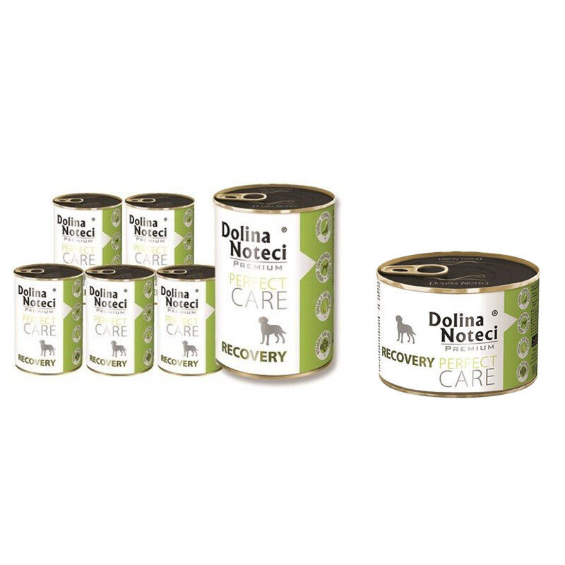 Mokra karma dla psów rekonwalescentów Dolina Noteci Premium Perfect Care Recovery zestaw 12 x 400 g + GRATIS Premium Perfect Care Recovery puszka 185