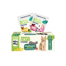 Animal Island Everyday Karma mokra dla kota wołowina / kurczak 40 x 85 g