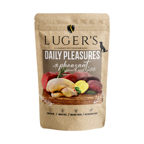 Karma mokra dla psa Luger's Daily Pleasures z bażantem, szpinakiem i ziemniakiem 500 g