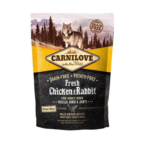 Karma dla psa Carnilove Fresh Kurczak i Królik For Adult 1,5kg