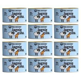 Paka Zwierzaka Karma mokra dla kota jagnięcina zestaw 12 x 200 g