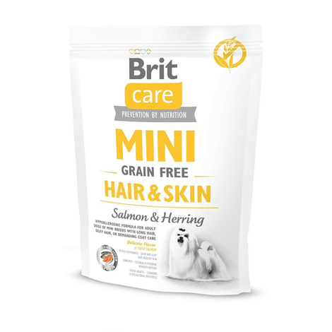 Brit Care Mini Grain Free Hair & Skin karma sucha dla psów 400 g