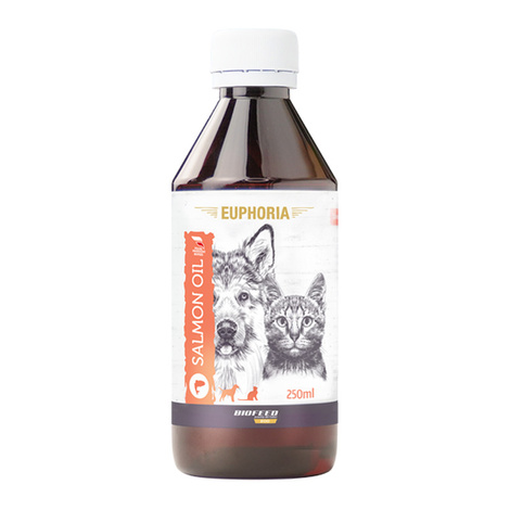 Biofeed Euphoria Salmon Oil Olej z łososia dla psa i kota 250 ml