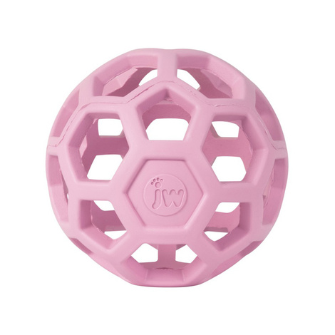 JW Pet Hol-ee Roller Piłka ażurowa zabawka dla psa różowa medium 11,5 cm