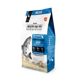 Karma sucha dla psa monoproteinowa Wiejska Zagroda Łosoś S/M 2 kg (dorosły)