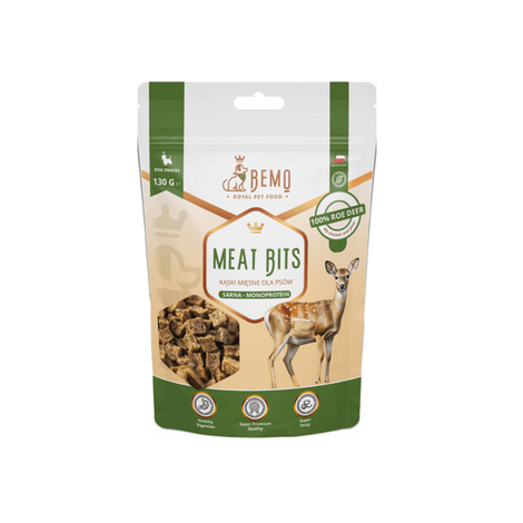 Bemo Meat Bits półmiękkie mięsne kąski dla psów sarna Hipoalergiczne 130 g