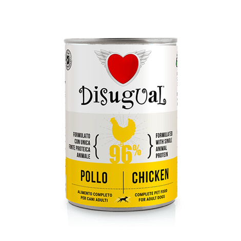 Disugual Monobiałkowa Karma mokra dla psa Kurczak 400 g