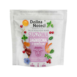 Karma suszona dla psa Dolina Noteci Premium dla dorosłych psów małych ras – jagnięcina z krewetkami 1 kg
