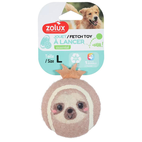 Zolux Zabawka dla psa piłka tenisowa Leniwiec L