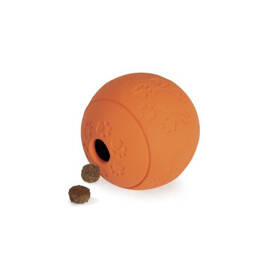 Camon Piłka gumowa na przysmaki zabawka dla psa 8 cm