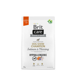 Karma sucha dla psów Brit Care Dog Hypoallergenic Dog Show Champion łosoś i śledź 3 kg