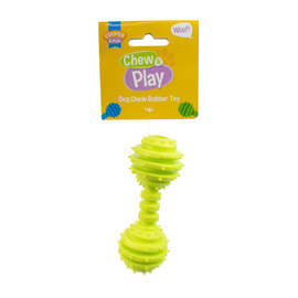 Cooper & Pals Zabawka dla psa hantel na przysmaki żółty 12,5 cm