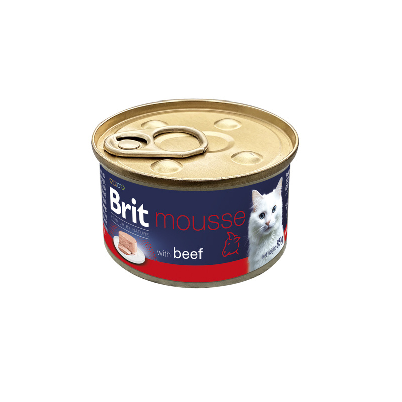 Brit Cat Karma mokra dla kota mus z wołowiną 85 g