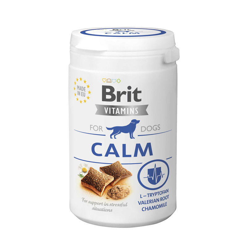 Brit Vitamins Dog Calm Uspokajająca karma uzupełniająca dla dorosłych psów 150 g