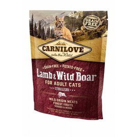 Carnilove Cat sucha karma dla kota jagnięcina i dzik sterilised 400 g