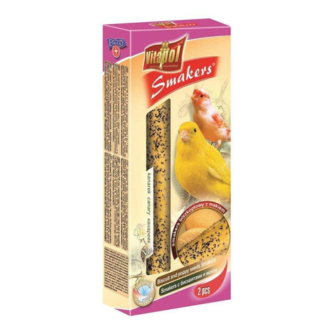 Pokarm dla ptaków Vitapol Smakers Biszkopt z makiem