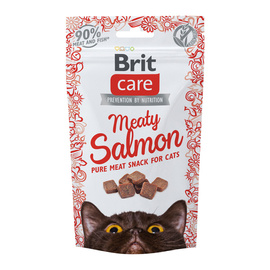 Brit Care Cat Meaty Snack Przysmak dla kota z łososiem 50 g