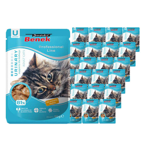 Super Benek Saszetka dla kota urinary zestaw 24 x 100 g