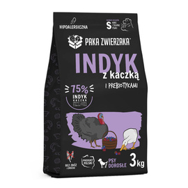 Paka Zwierzaka Seventh Heaven Karma sucha dla psa Indyk z kaczką S mini 3 kg