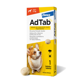 Elanco AdTab Tabletki na pchły i kleszcze dla psa 5,5 -11 kg