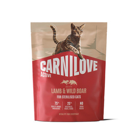 Carnilove Active Cat Karma sucha dla kotów sterylizowanych z jagnięciną i dzikiem 400 g