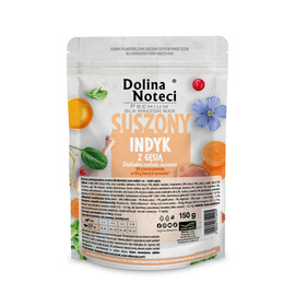 Karma suszona dla psa Dolina Noteci Premium dla dorosłych psów małych ras indyk z gęsią 150 g