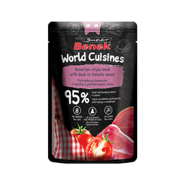 Super Benek Mokra karma dla kota Potrawka po bawarsku z kaczką w pomidorowym sosie 100 g