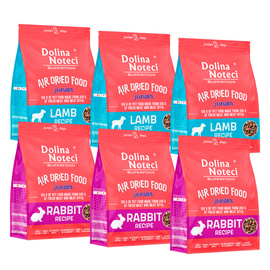 Dolina Noteci Superfood Junior karma suszona dla psa mix smaków 6 x 1 kg