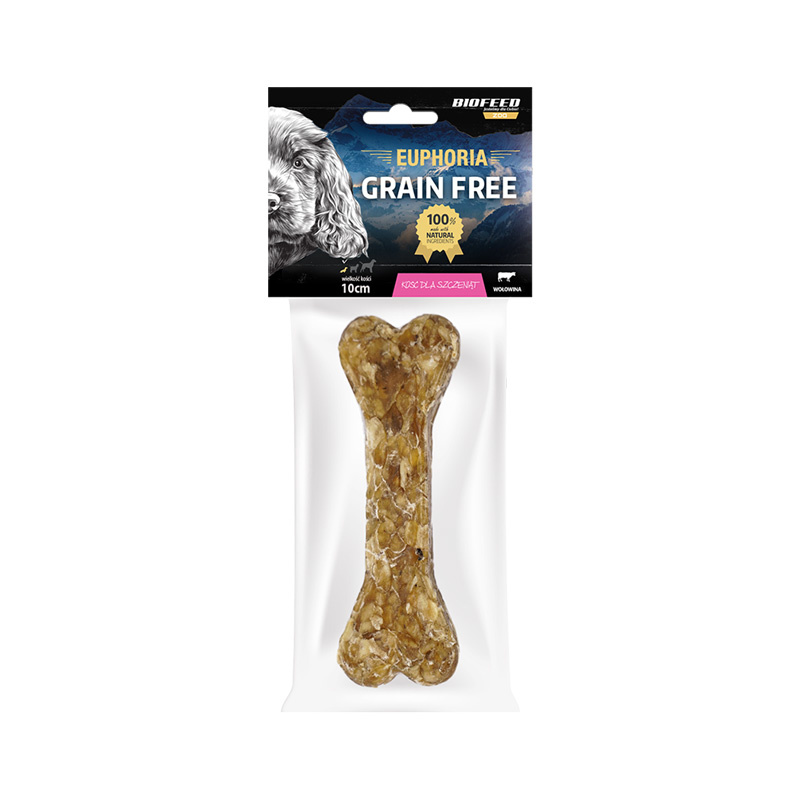 Biofeed Euphoria Kość przysmak dla szczeniąt gryzak dla psa 10 cm