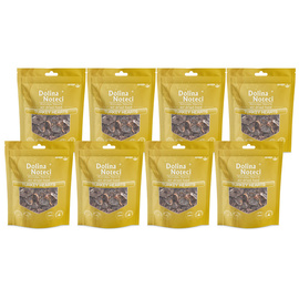 Dolina Noteci Natural Treats Turkey Hearts serca z indyka przysmak dla psa zestaw 8 x 150 g