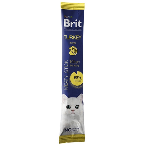 Brit Premium by Nature Meaty Stick przysmak dla kociąt z indykiem 5g