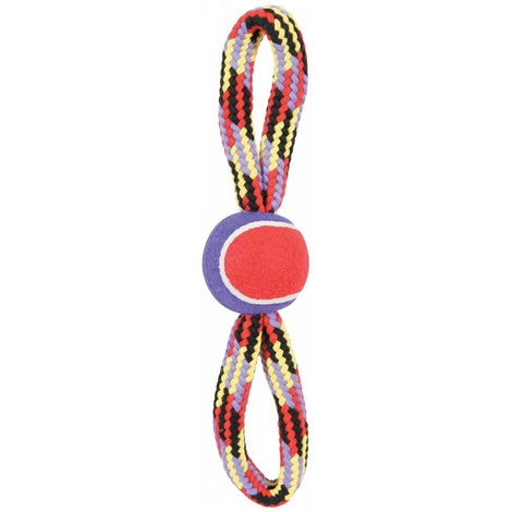 Zabawka sznurowa Zolux z piłką tenisową, ósemka 36 cm