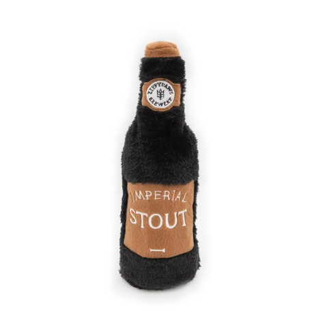 Zippy Paws Zabawka dla psa Trzaskająca pluszowa butelka Stout