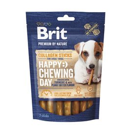 Brit Premium Collagen Sticks Kolagenowe patyczki dla psa o smaku masła orzechowego 12cm/7 szt