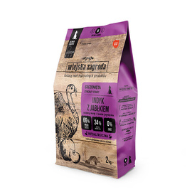 Wiejska Zagroda Karma sucha dla psa szczeniaka Indyk z jabłkiem chrupki M 2 kg