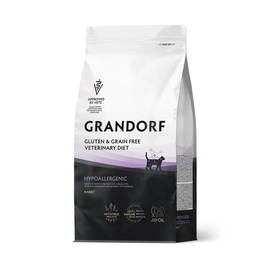 Grandorf Hypoallergenic Sucha karma weterynaryjna dla kotów z królikiem 2 kg