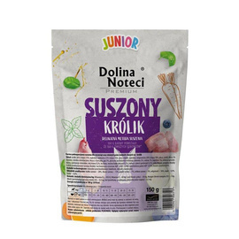 Karma suszona dla psa Dolina Noteci Premium junior królik 150 g