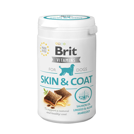 Brit Vitamins Dog Skin & Coat – półwilgotna karma uzupełniająca dla psów wspiera skórę i sierść 150 g