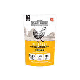 Wiejska Zagroda mokra karma dla kota fileciki kurczak 85 g