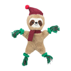 Trixie Xmas Zabawka świąteczna pluszowa z dźwiękiem dla psa Leniwiec 30 cm