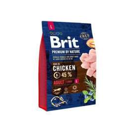Karma sucha dla psów dużych ras Brit Premium by Nature Adult L 3 kg