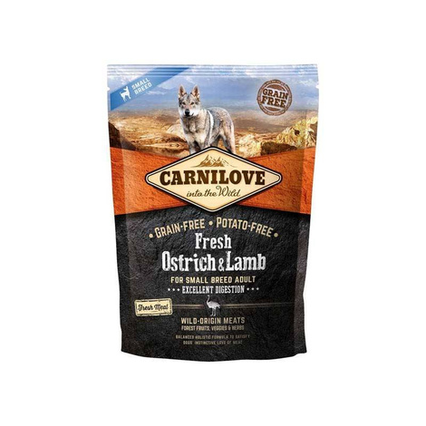 Karma dla psa Carnilove Fresh Struś i Jagnięcina For Adult Small 1,5kg