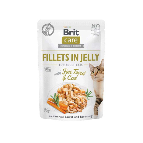 Saszetka Brit Care Mokra karma dla kota dorsz i pstrąg 85 g 