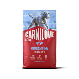 Carnilove Active Dog Salmon & Turkey Adult Large karma sucha dla psa dorosłego łosoś i indyk 4 kg